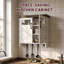 Wall Mount Over Toilet Bathroom Storage Cabinet With Adjustable Shelves & Towel Hooks-209264033
