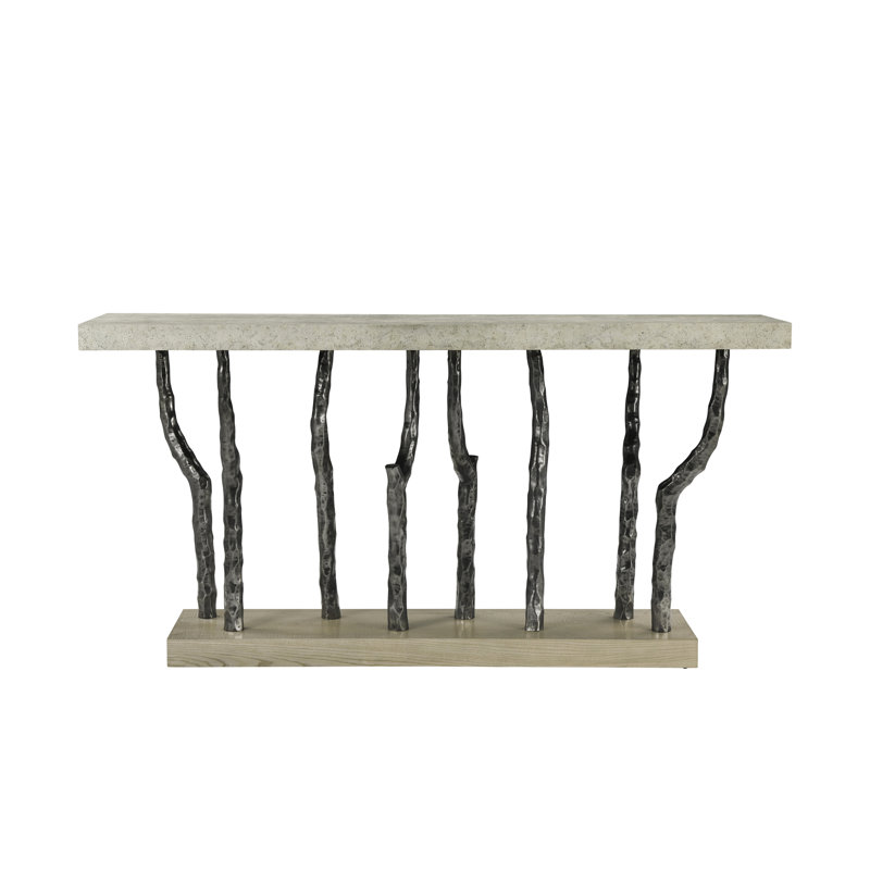 Catallina 68'' W Stone Console Table, Dune