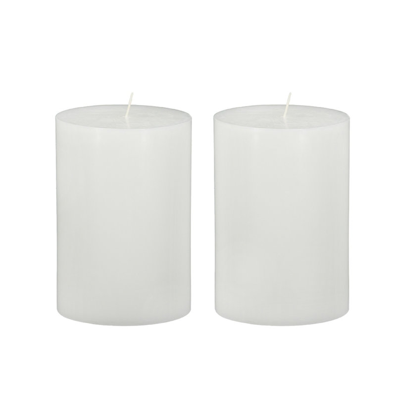 Bougie 4X6 "2PK, Blanc