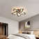Rachna Dimmable 60cm LED Integrated Semi Flush Mount Ceiling Light With Remote control