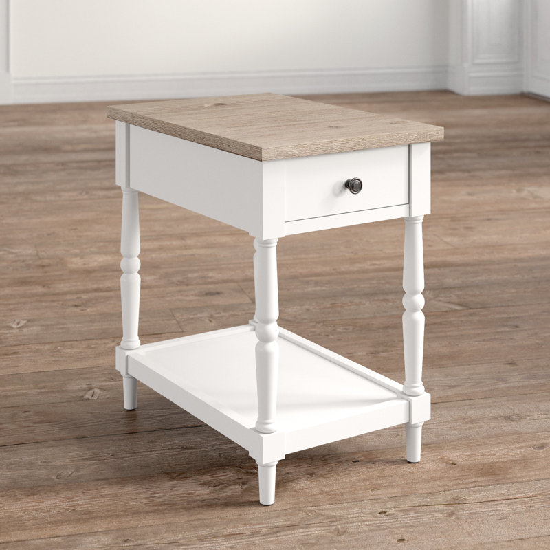 Table de bout avec rangement Daneya