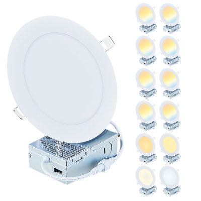 Garniture de luminaire encastré à DEL 6 pouces 5 pouces