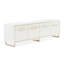 Palm Gate Media Cabinet - Cloud White