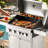 4-burner Propane Gas Grill With Side Burner