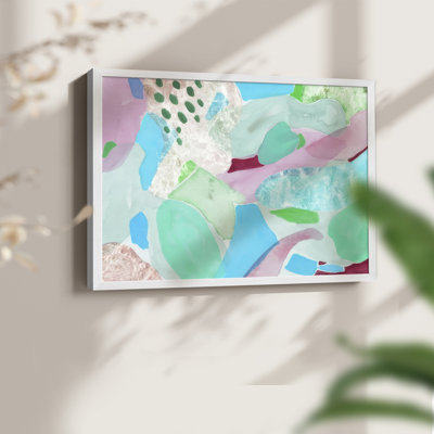 Papier piscine II - Reproduction encadrée - Restickable