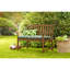 Banc de jardin en bois Lancaster Eucalyptus