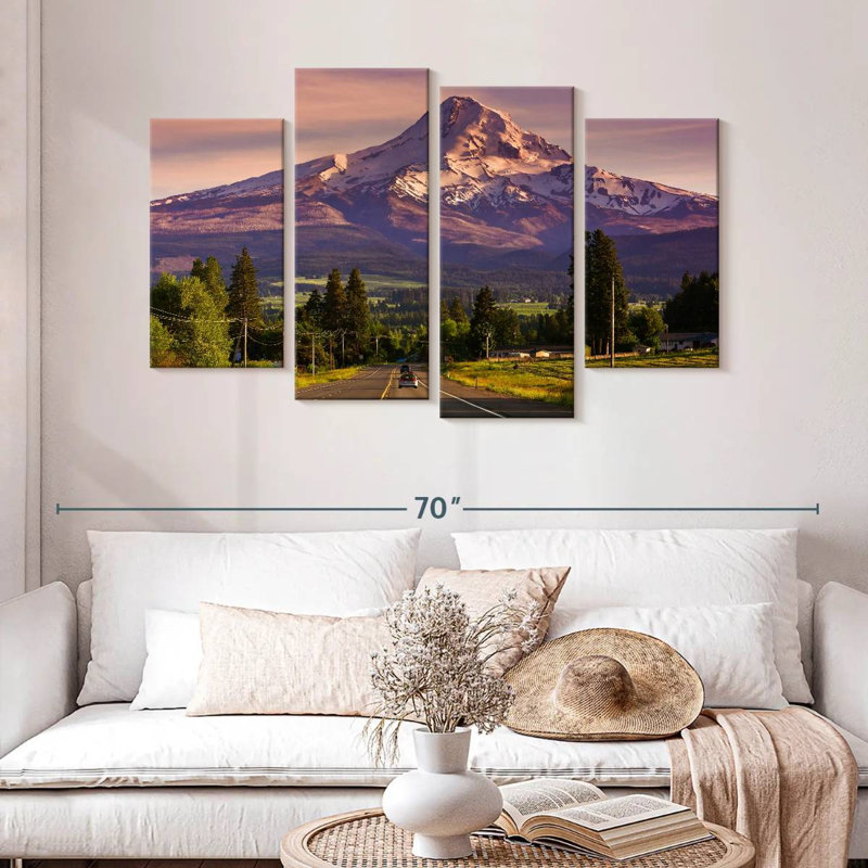 Alvord Road To Mount Hood, H 32 po x l 52 po