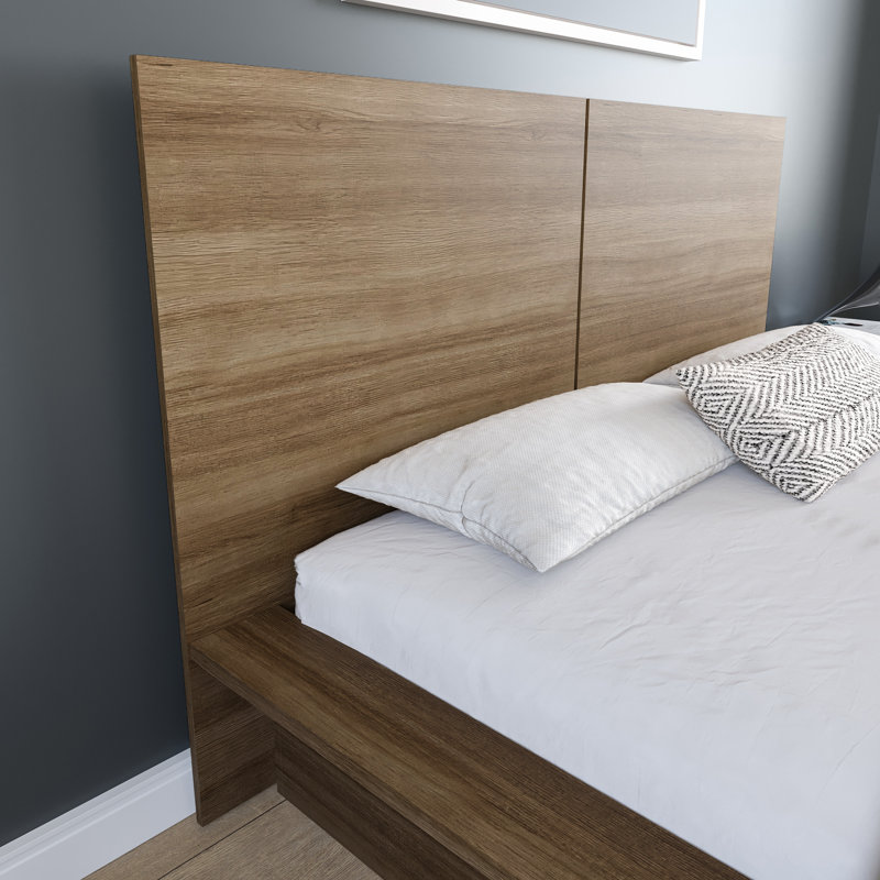 Bonadie Headboard, Brown Oak, Queen