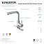 Robinet de cuisine à poignée simple pull out Gourmetier-54357475