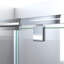 Flex 60" W x 34" D x 78" H Semi-Frameless Square Tub Enclosure with Fixed Panel and Base Included-84327404
