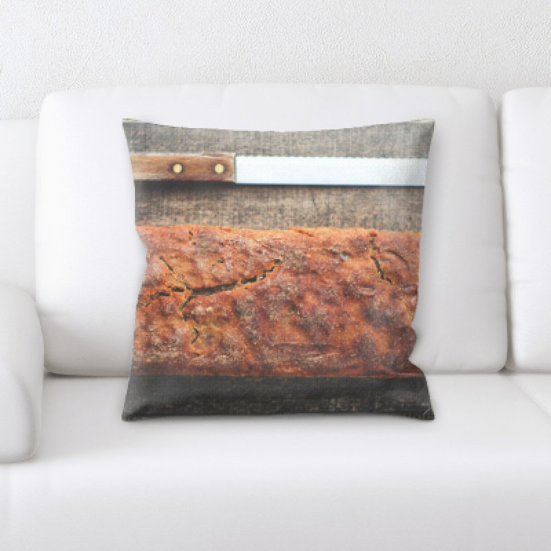 Microsuede Throw Pillow