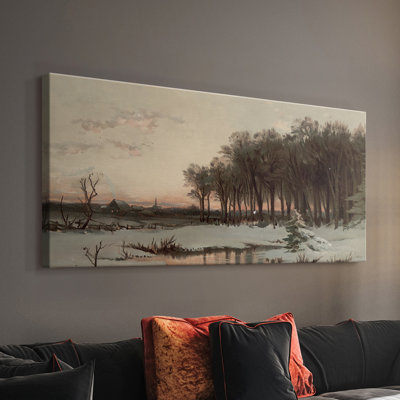 Série paysage - CCCCXCVII - Toile tendue avec châssis - Prêt à être accroché