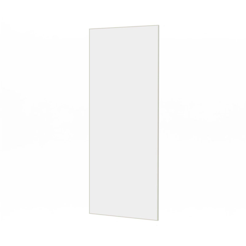 70" X 31" Full Length White Aluminum Alloy Frame, Leaning Or Wall Mounted, Black