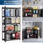 120cm W Steel Height -Adjustable Shelving Unit