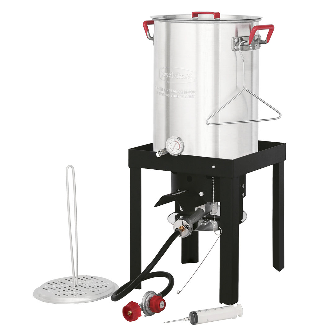 Creole Feast Single Burner High Pressure Propane Boiler & Fryer Combo Creole Feast