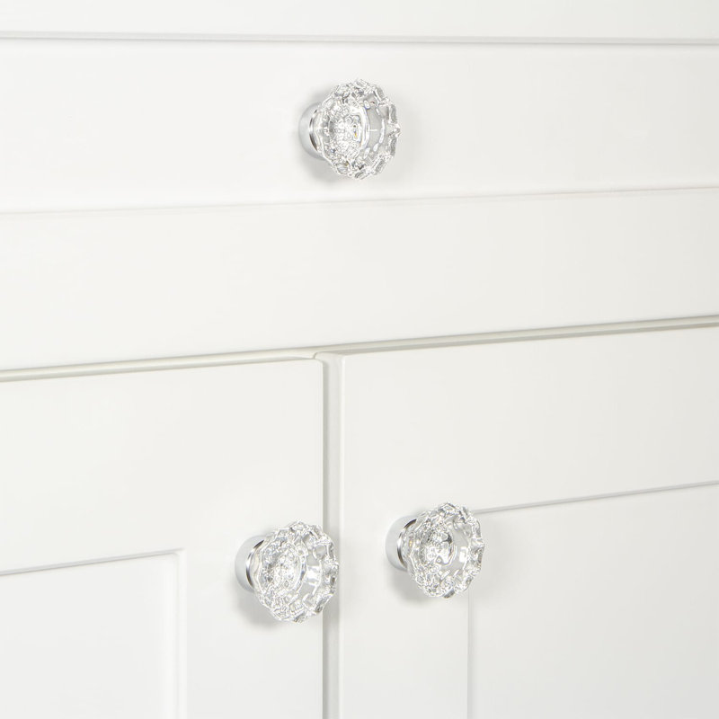 Versailles Cabinet Knob, Bright Chrome