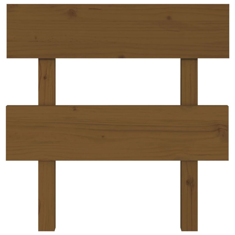 Clovis Solid Wood Headboard, 78.5 x 81 cm, Brown