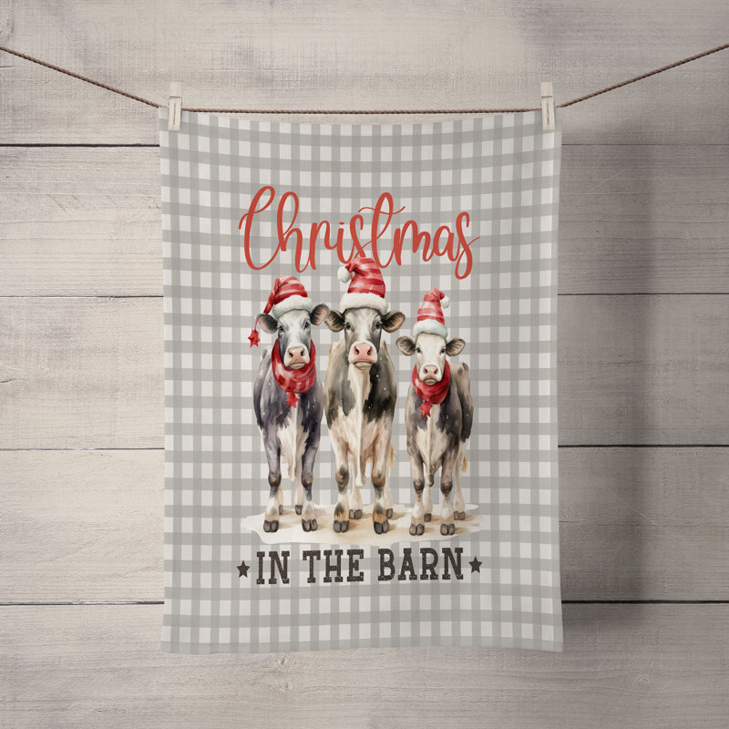 Christmas Cows Bathroom Set