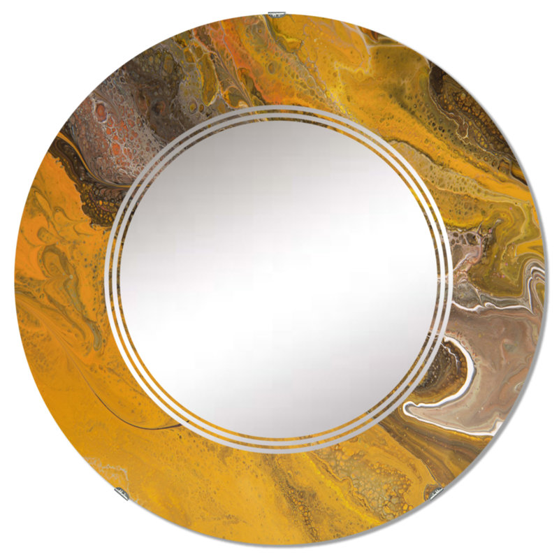 Circle Mirror, 24" x 24"