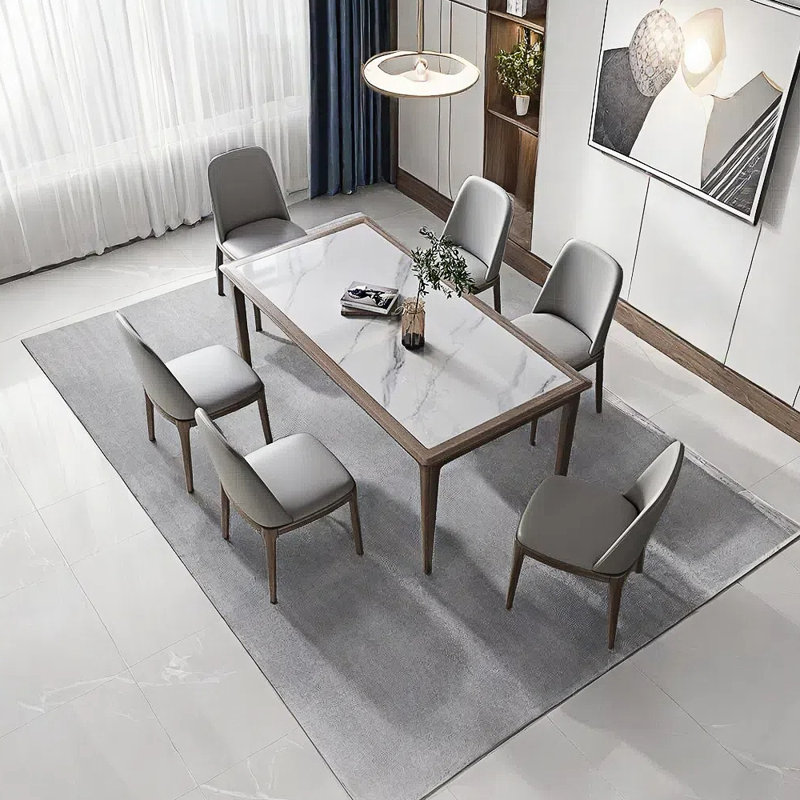Combinaison de table et de chaise Rock Rock, H 29,52 po x L 70,86 po x l 35,43 po