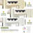 4-Light Bathroom Vanity Light with Clear Glass Shade, Industrial Bathroom Vanity Lights over Mirror, For Bathroom, Bedroom, Hallway, Cabinet-1185431107-1185431111