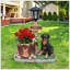 Statue jardinière Rottweiler