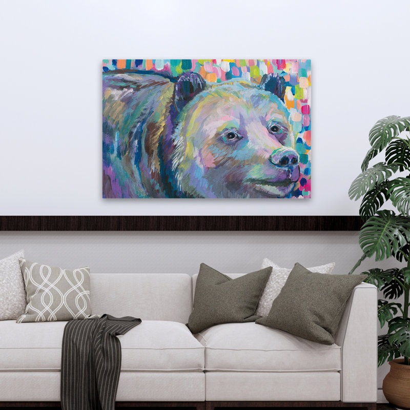 Animal Animals Bear - Bear Magic, 32" H x 48" W