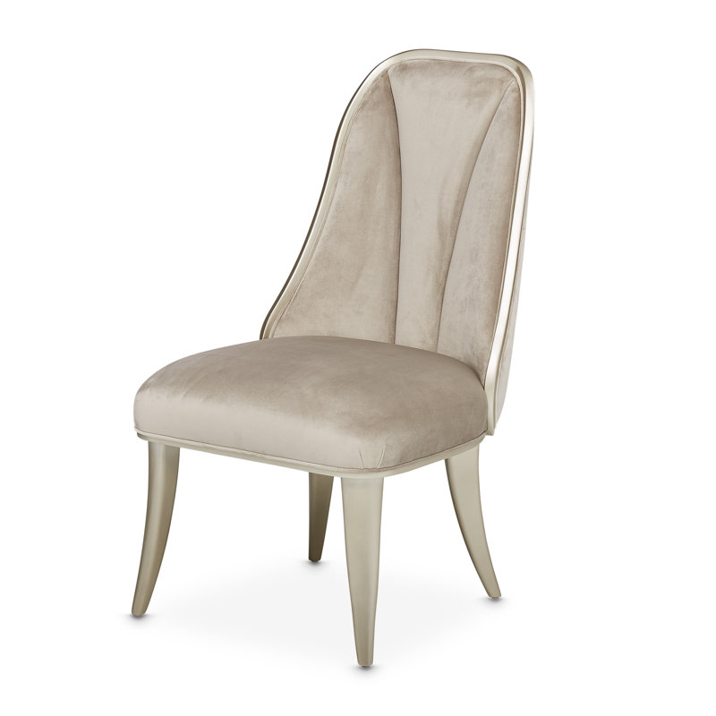 Villa Cherie Tufted Dining Side Chair, Porcini