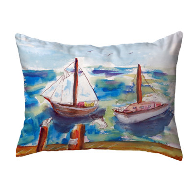  Coussin lombaire intérieur / extérieur à deux voiliers