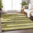 Premium Machine Washable Prisco Olive Rug-944803753