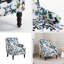 Chaise d'appoint rembourrée, fauteuil rétro et garniture cloutée pour le salon