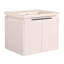 Meuble-lavabo à portes 24 po avec lavabo, convenant à une petite salle de bain