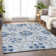 Premium Machine Washable Prisco Sky Rug