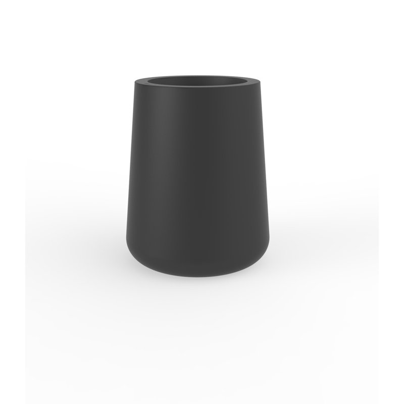 Ulm Pot Planter, Anthracite, 23.5" H x 19.25" W x 19.25" D