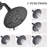 Single Handle Tub Spout And 5Functions Shower Head Set (Valve Included)