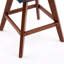 Ensemble de 2 tabourets de bar pivotants à hauteur de comptoir, siège de 26 po de hauteur, ensemble de tabourets de bar rembourrés, tissu bleu-125536162