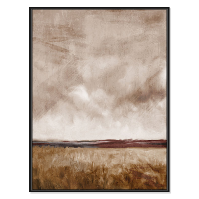 «Autumn Sky Print» par Kimberly Allen, 31.5' W x 41.5' H, Cadre flottant noir