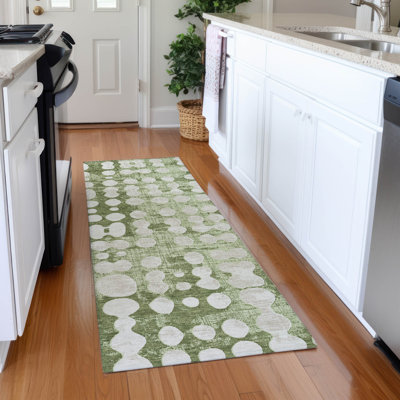 Premium Machine Washable Prisco Aloe Rug