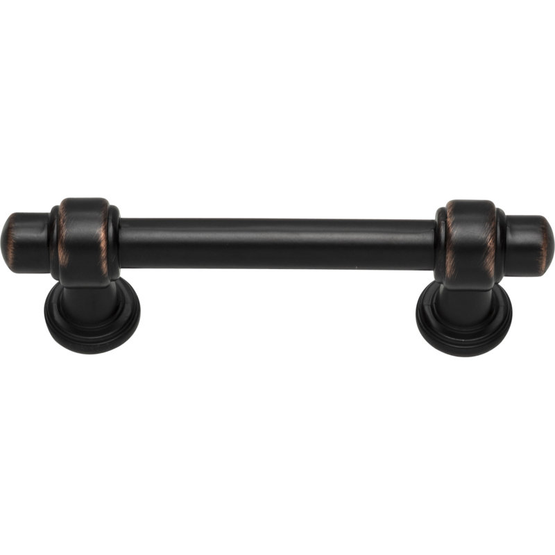 Bronte 6 5/16" Center to Center Bar Pull, Venetian Bronze, 3"