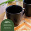 Mikasa Jardin Midnight Stoneware Mugs, 420ml-91338699