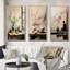 3 pièces sur toile - Cérémonie du thé Japon Art-379626356-379626361