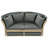 Leonarda Outdoor Wicker Chaise Lounge , Cushion Included-1353883696