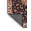Tapis oriental noir / rouge-472794189