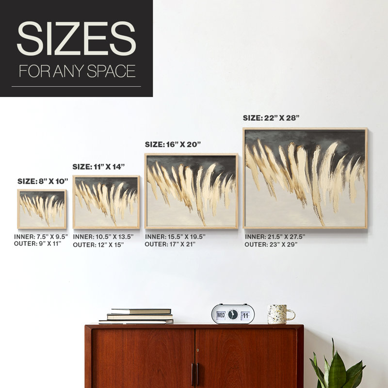 LANDSCAPES Series LXXIX -Framed Print - Restickable, 8" H x 10" W