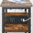 End Table With Charging Station And Fabric Drawers