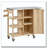 Foldable Outdoor Kitchen Island Patio Kitchen Island Outdoor Kitchen Cart Portable Prep Station with Lockable Wheels-124609570