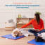 Tapis de repos pliable ECR4Kids Premium, 3 sections, bleu / rouge, paquet de 5-100156125-70878556