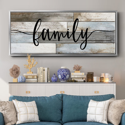 Family- Framed Canvas