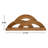 MDF and Wood Wall Shelf with Arches