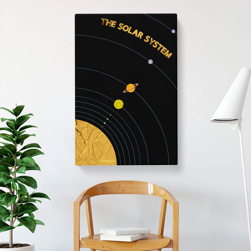 The Solar System - Wrapped Canvas, 60cm H x 40cm W x 3cm D